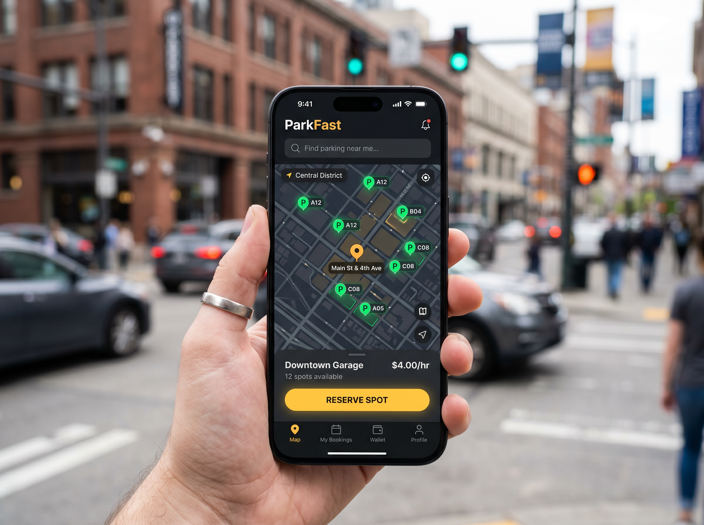 Mobile parking app