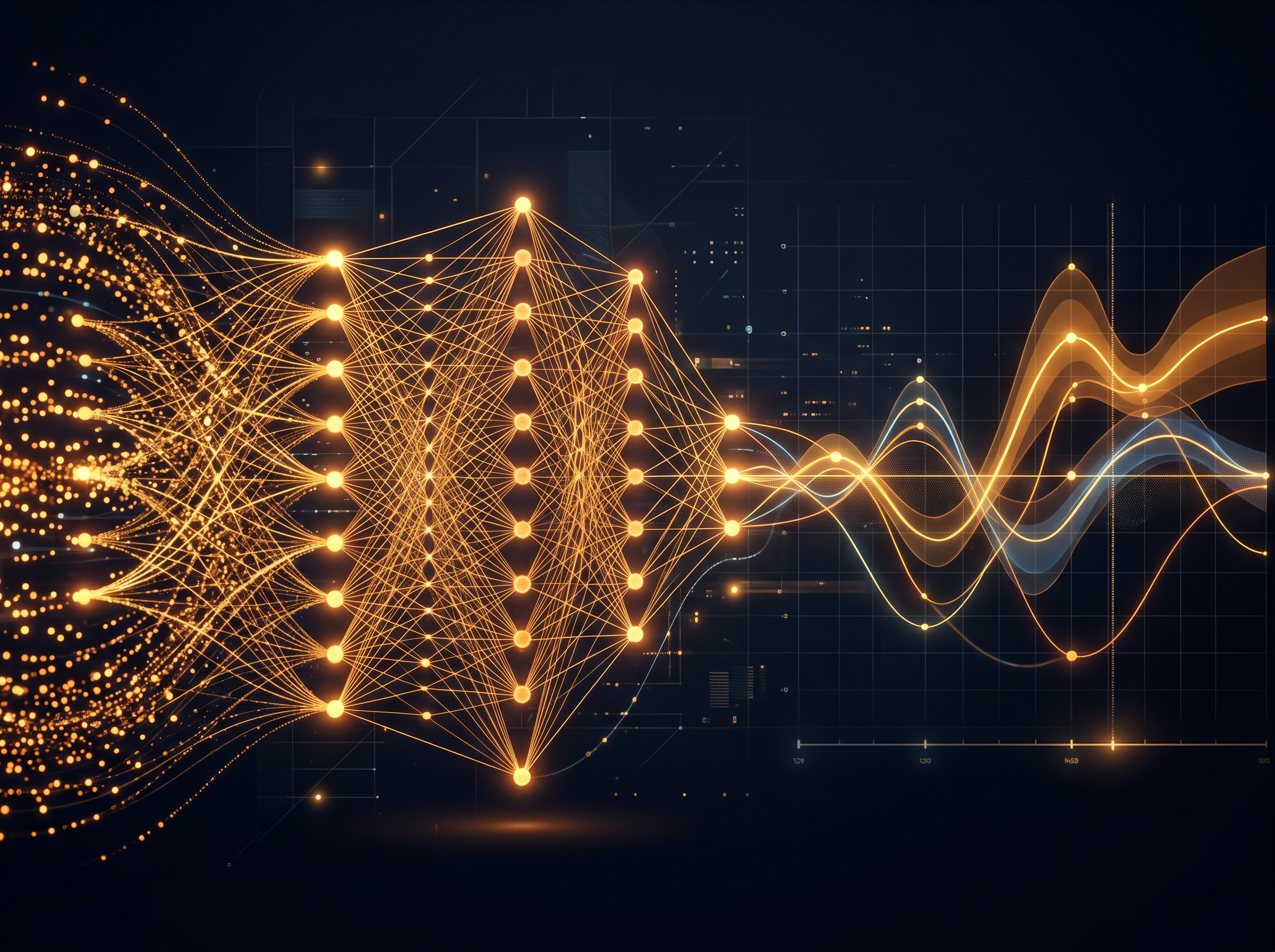 AI forecasting visualization